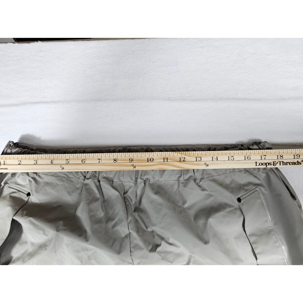 Eddie Bauer Waterproof Rain Pants Mens XL Gray PVC Nylon Outdoor Hiking Trail‎ - Picture 2 of 15